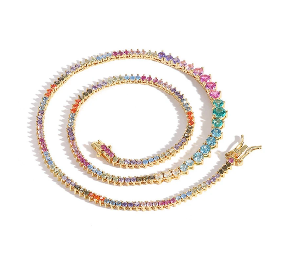 CANDY RIVIERE NECKLACE - GOLD