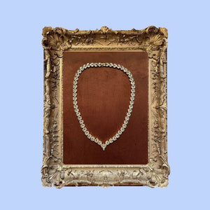 RANIA POINTED V ESTATE COLLAR - GOLD