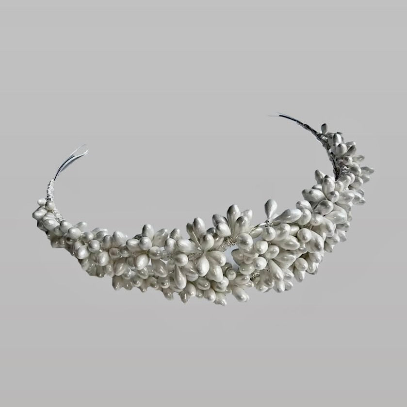 ODESSA LACQUERED PEARL HEADBAND