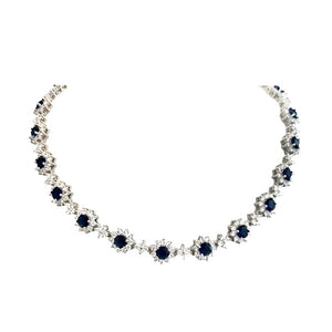 MARGUERITTE ESTATE COLLAR - SAPPHIRE