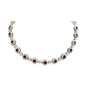 MARGUERITTE ESTATE COLLAR - RUBY