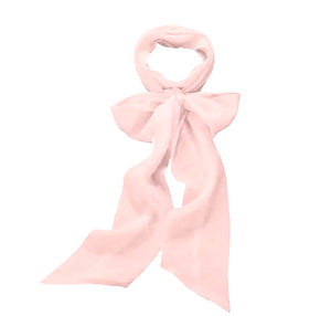 MEGA BOW SASH FOR NECK OR WAIST - BLUSH