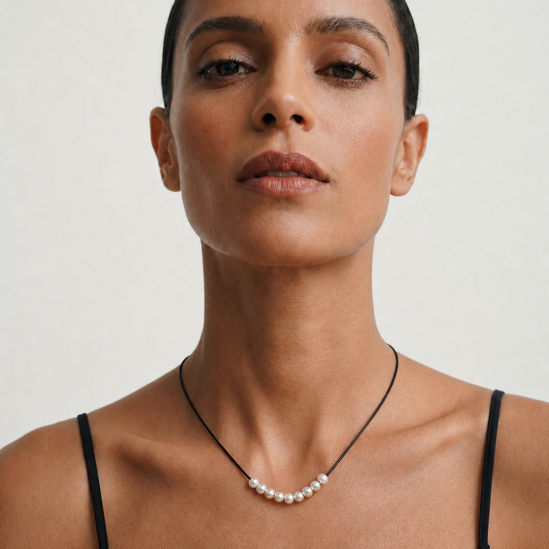BABY BAROQUES MICRO CHOKER/COLLAR - BLACK