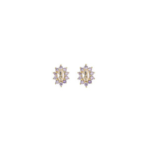 FALLON Jewelry - margueritte estate heritage stud sapphire copy