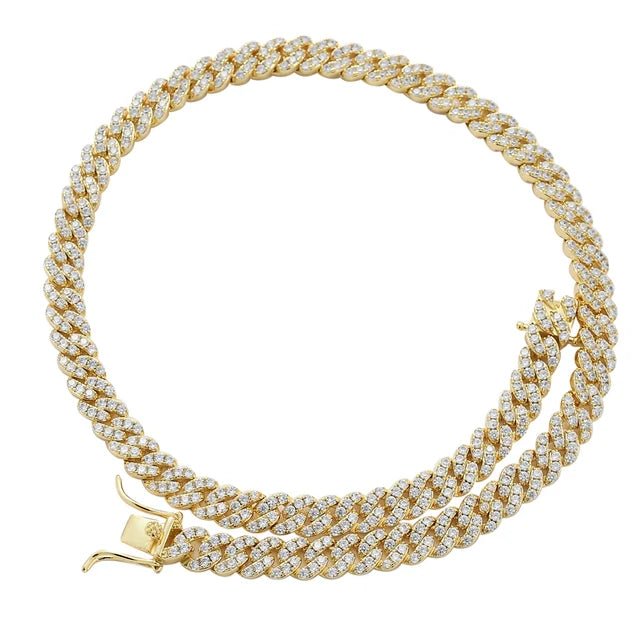 RUTH PAVÉ CURB COLLAR NECKLACE
