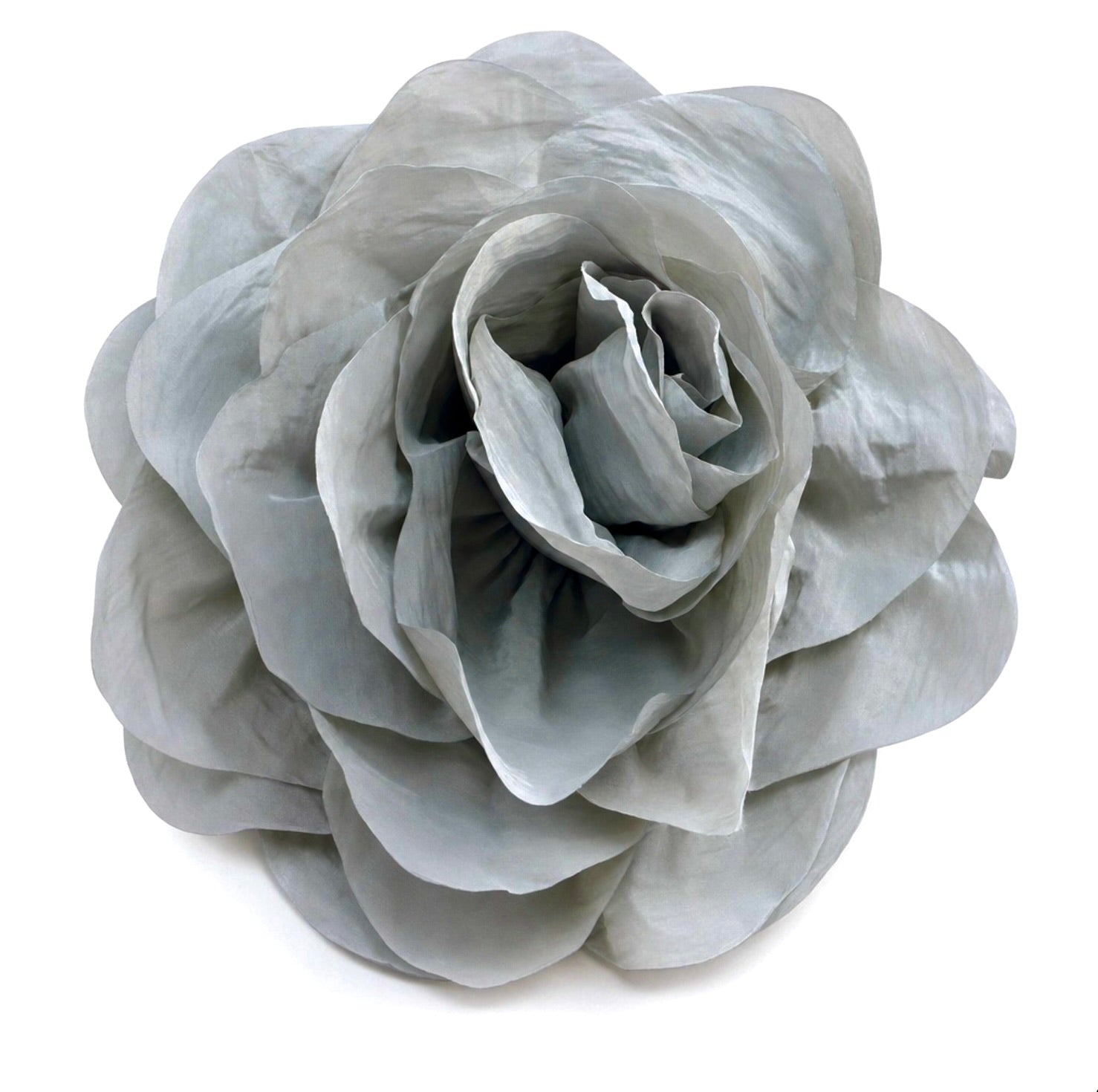 MINI COLETTE PLISSE FLORETTE BROOCH - SLATE