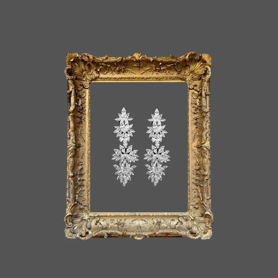 CARLOTTA CHANDELIER ESTATE EARRINGS