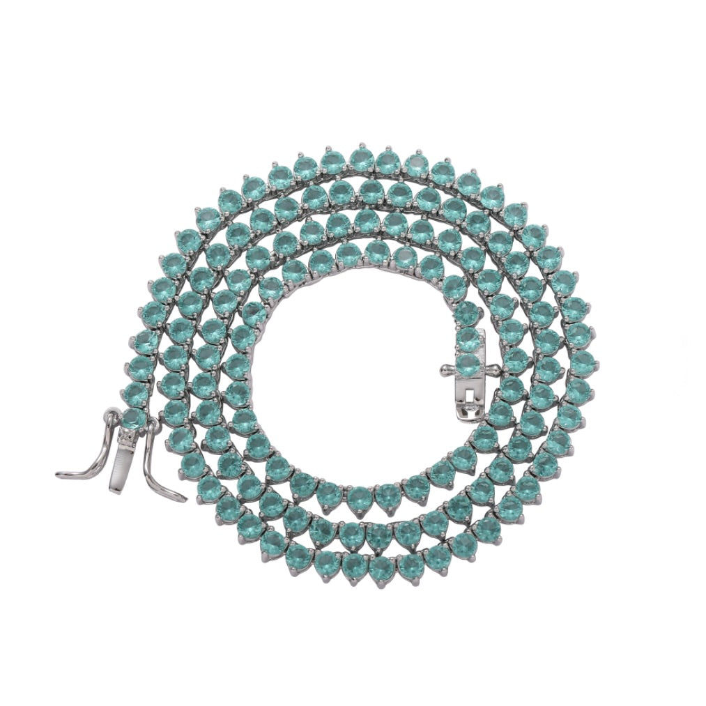 FALLON Jewelry - grace tennis chain sunrise colorblock copy