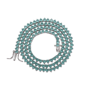 GRACE TENNIS CHAIN - CERULEAN BLUE