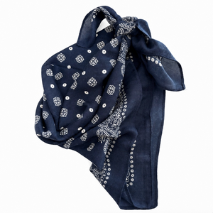 CAVERN COMBED COTTON SCARF BANDANA - DEAD OF NIGHT