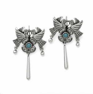 KISSING DOVES EARRING