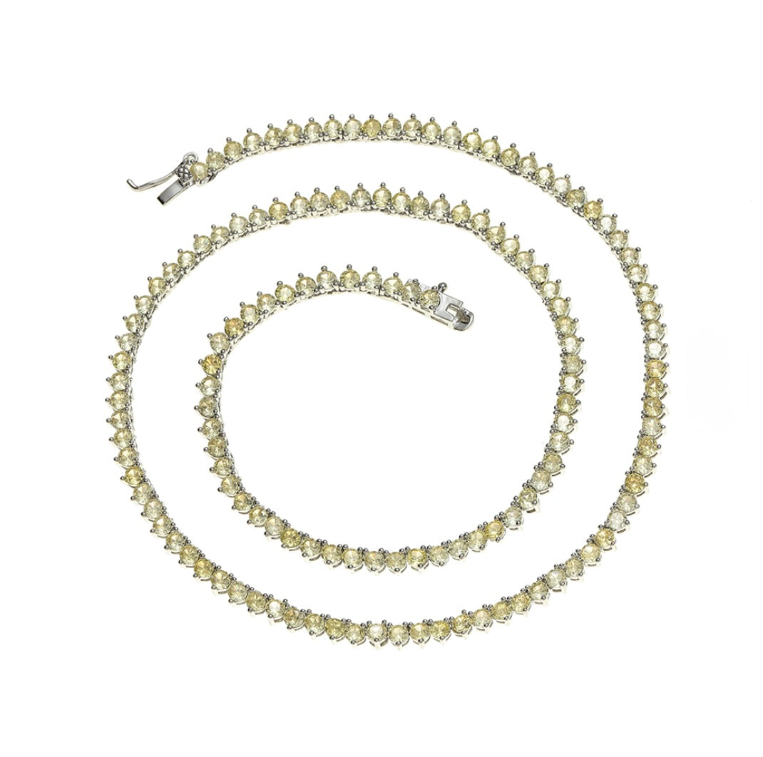 GRACE TENNIS CHAIN - BUTTER YELLOW