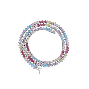 GRACE TENNIS CHAIN - DUSK COLORBLOCK