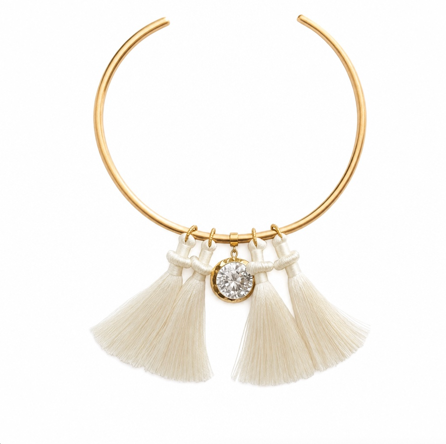PRIESTESS TORQUE COLLAR - CREME