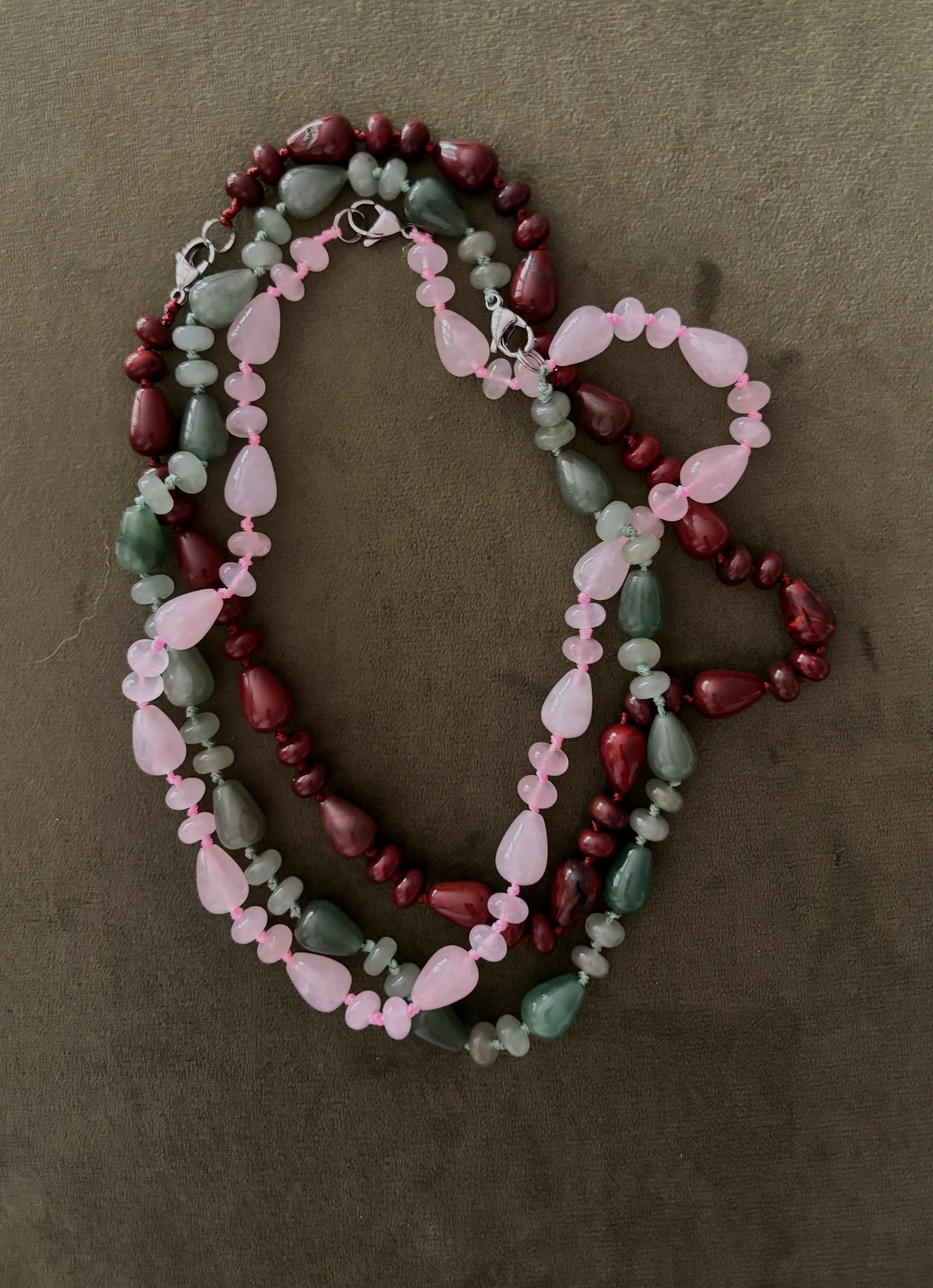 GUMDROP ESSENTIAL STRAND - ROSE QUARTZ