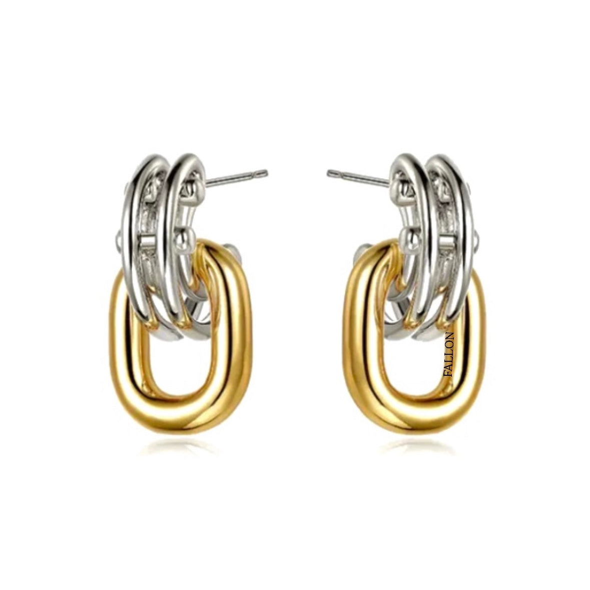 FALLON DOUBLE LAYER HOOPS-COMBO