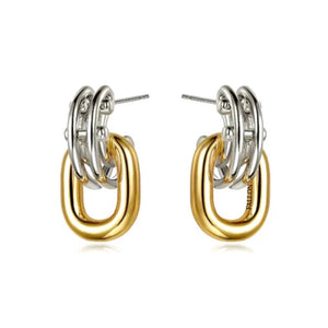 FALLON DOUBLE LAYER HOOPS-COMBO