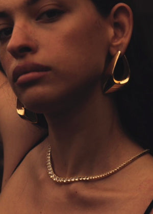 MESA SCULPTURAL EARRING - GOLD