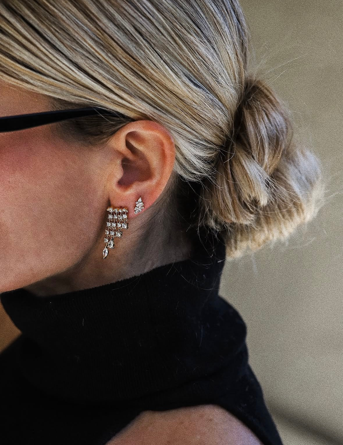 GENESIS ASCENDING CLIMBER EARRING - GOLD