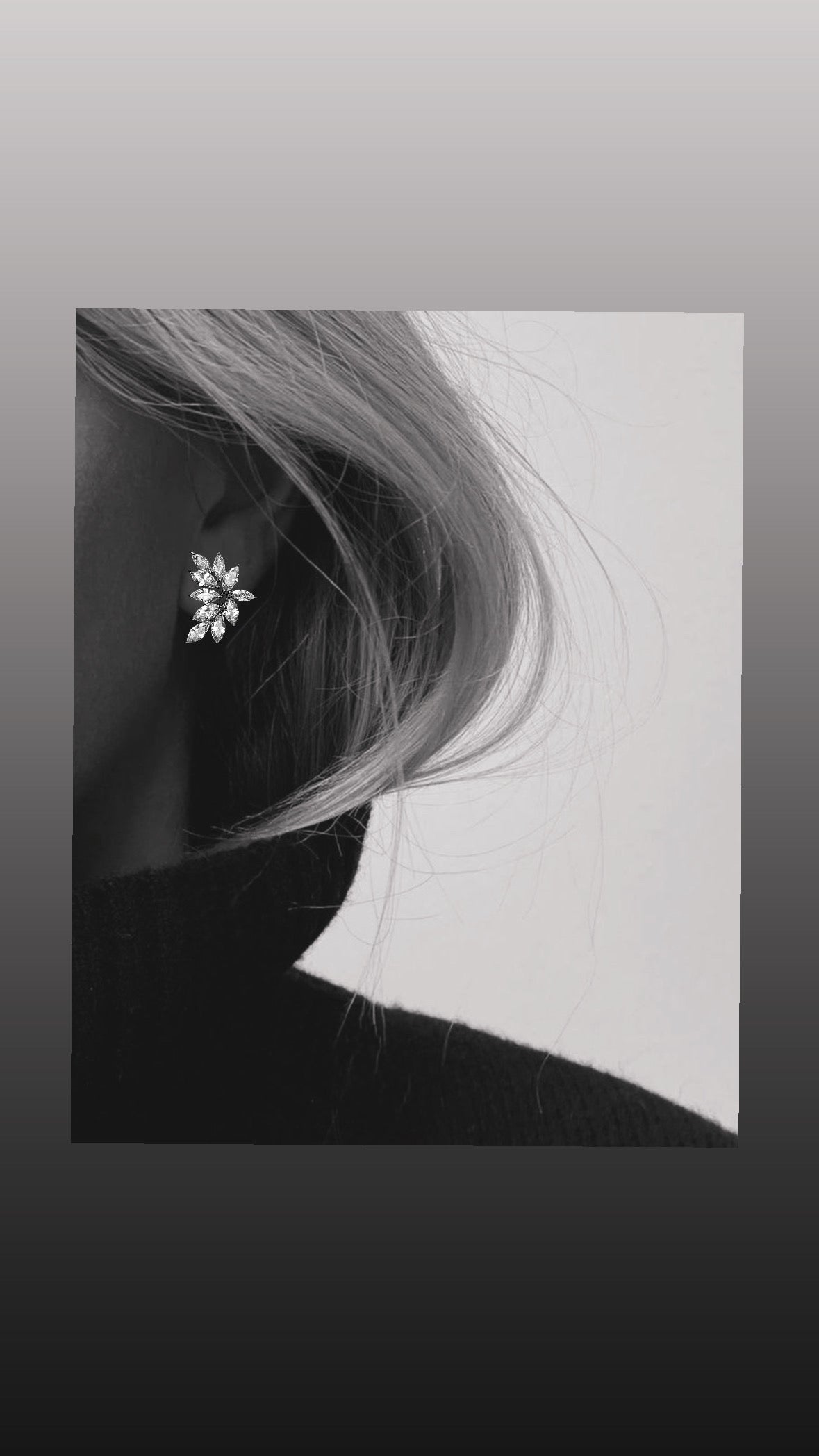 CARLOTTA MARQUIS ESTATE EARRINGS