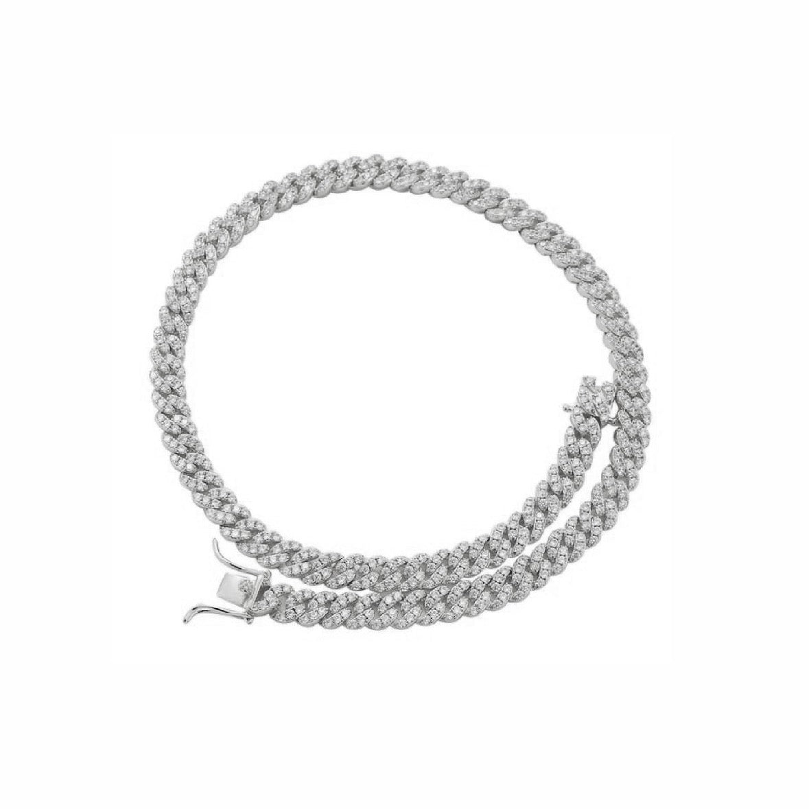 RUTH PAVÉ CURB COLLAR NECKLACE