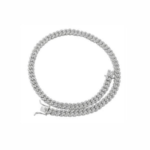 RUTH PAVÉ CURB COLLAR NECKLACE