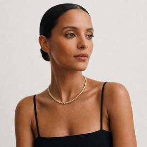 FALLON Jewelry - grace tennis chain butter yellow