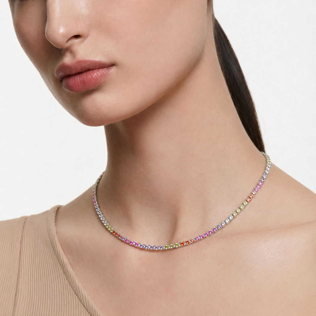 GRACE TENNIS CHAIN - SUNRISE COLORBLOCK