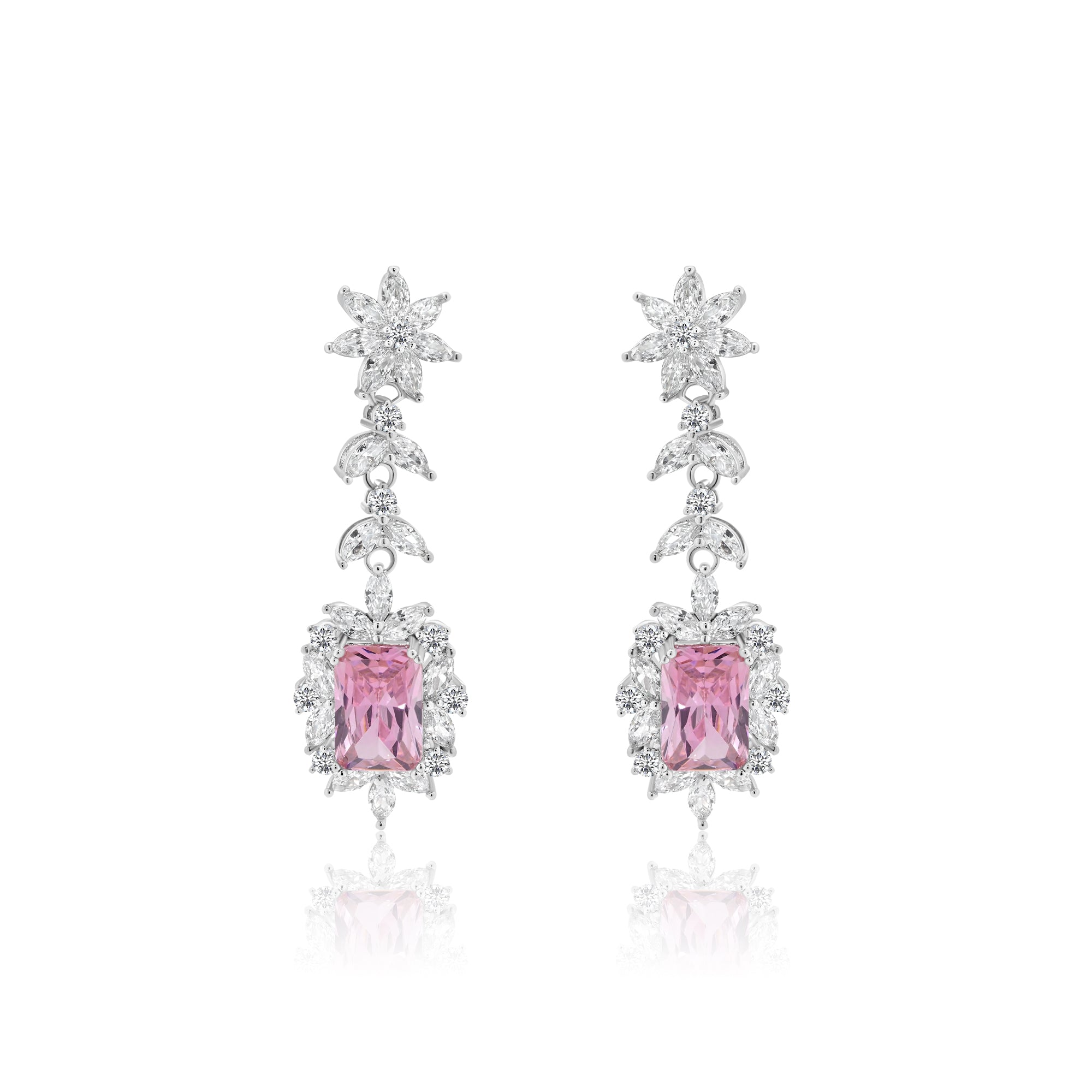 MONARCH DROP EARRING - RUBY