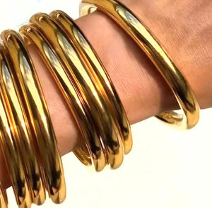 SELENA BANGLES SETS - GOLD