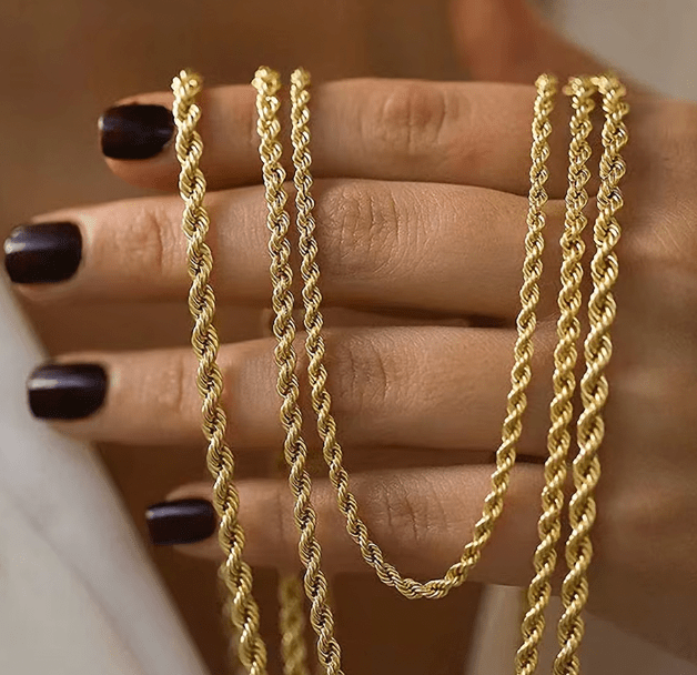 PORTER ROPE CHAINS - 3 OPTIONS GOLD