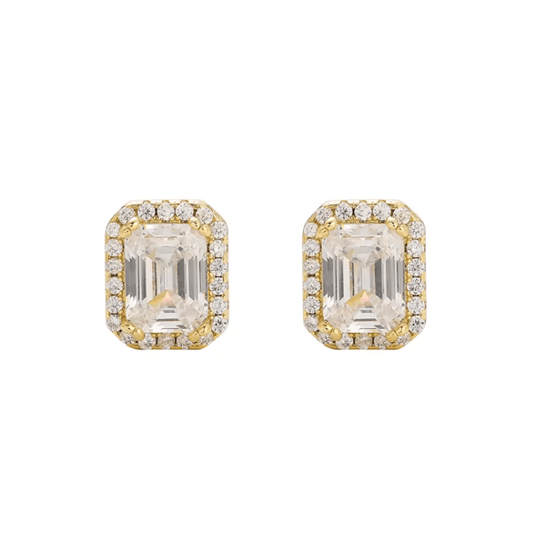 360 Pavé Hoops - Rhodium - FALLON JEWELRY