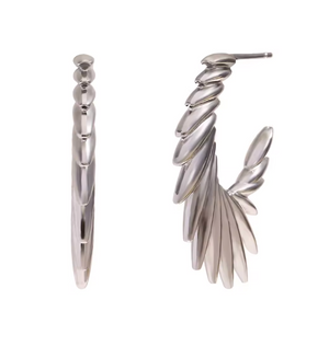 BRAVEHEART HOOP EARRING- GOLD