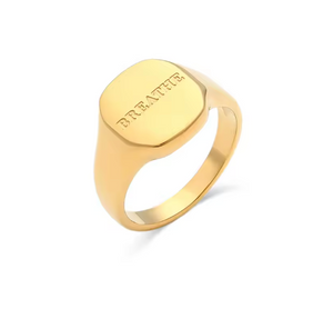 SIGNET RING - BREATHE