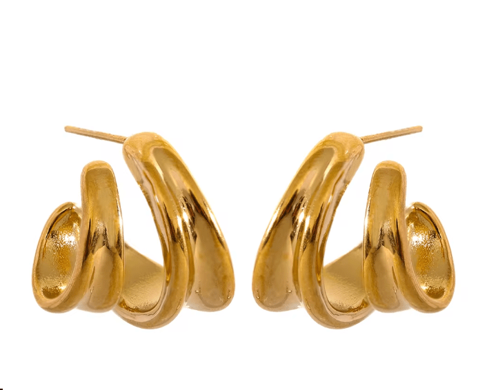 TRIPLE CLAW EARRING