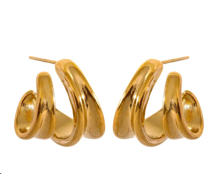 TRIPLE CLAW EARRING