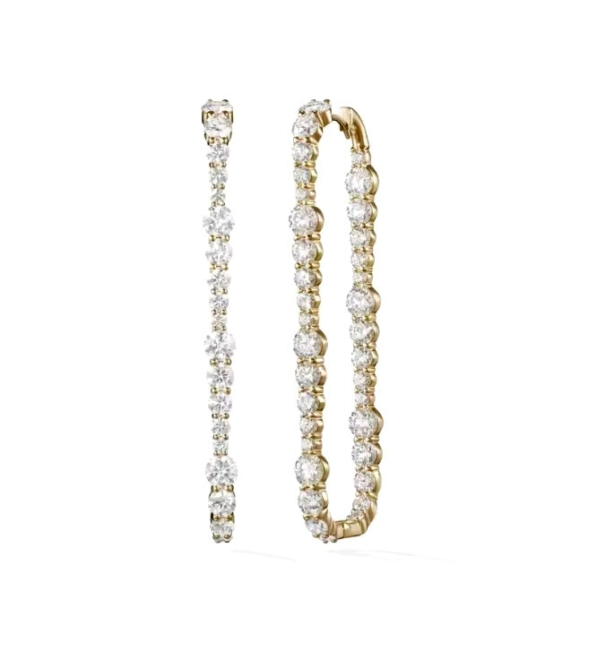 GENESIS INFINITY HOOP EARRING - GOLD