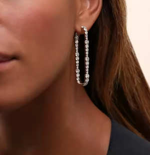 GENESIS INFINITY HOOP EARRING - GOLD