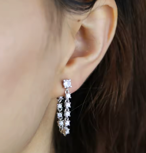 GENESIS PAIR FRONT TO BACK EARRING - GOLD