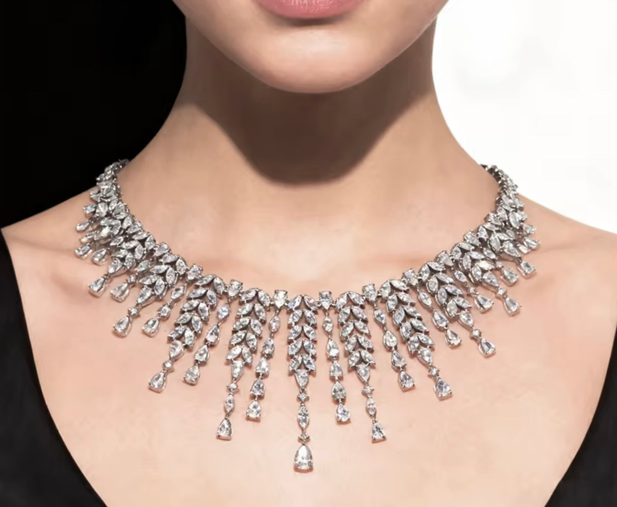 MATHILDE ESTATE BIB NECKLACE