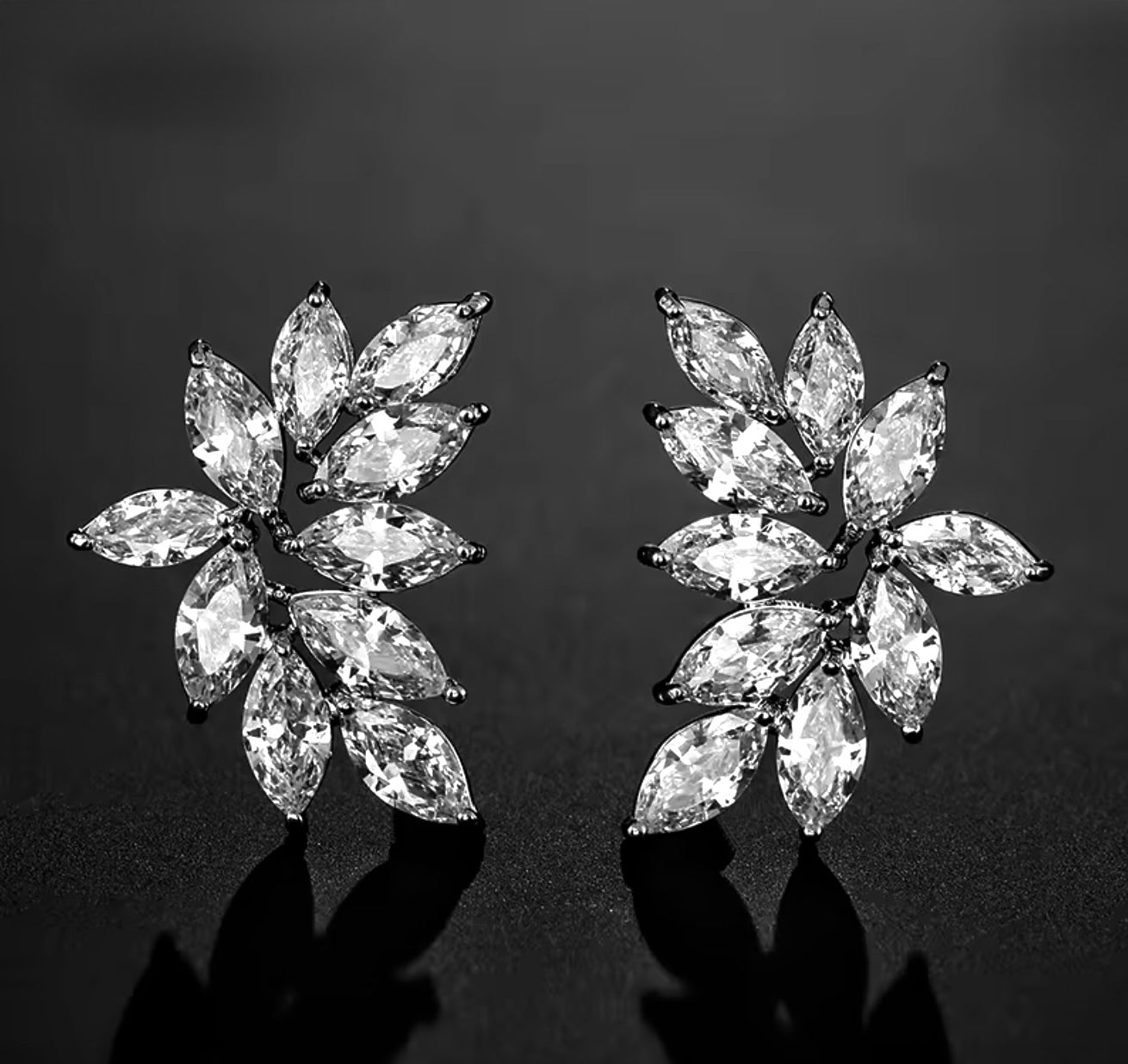 CARLOTTA MARQUIS ESTATE EARRINGS
