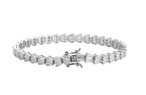 MAXIMA DECO BAGUETTE BRACELET - SILVER PRE ORDER