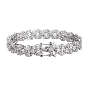LAUREL STACKED MARQUIS BRACELET - GOLD