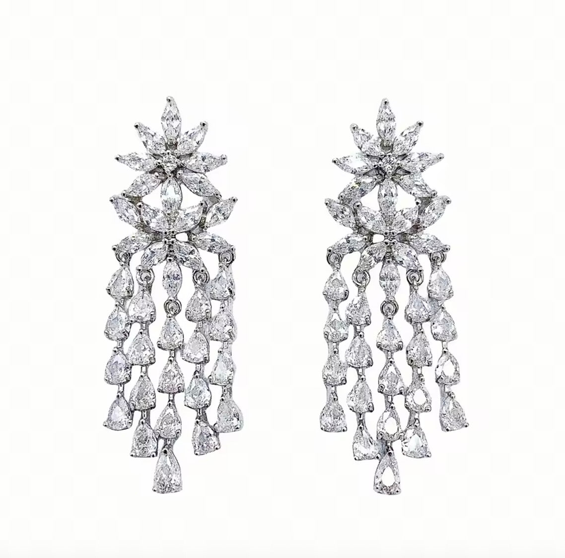 CARLOTTA WATERFALL ESTATE EARRINGS