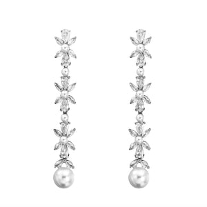 BEATRICE LONG DROP ESTATE EARRINGS