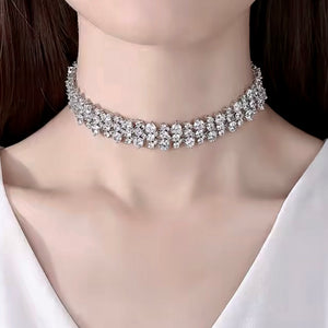 OLIVIA RIBBON TIE CHOKER / HEADBAND - IVORY