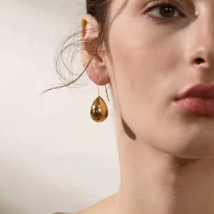 MODERN DROP EARRING - GOLD