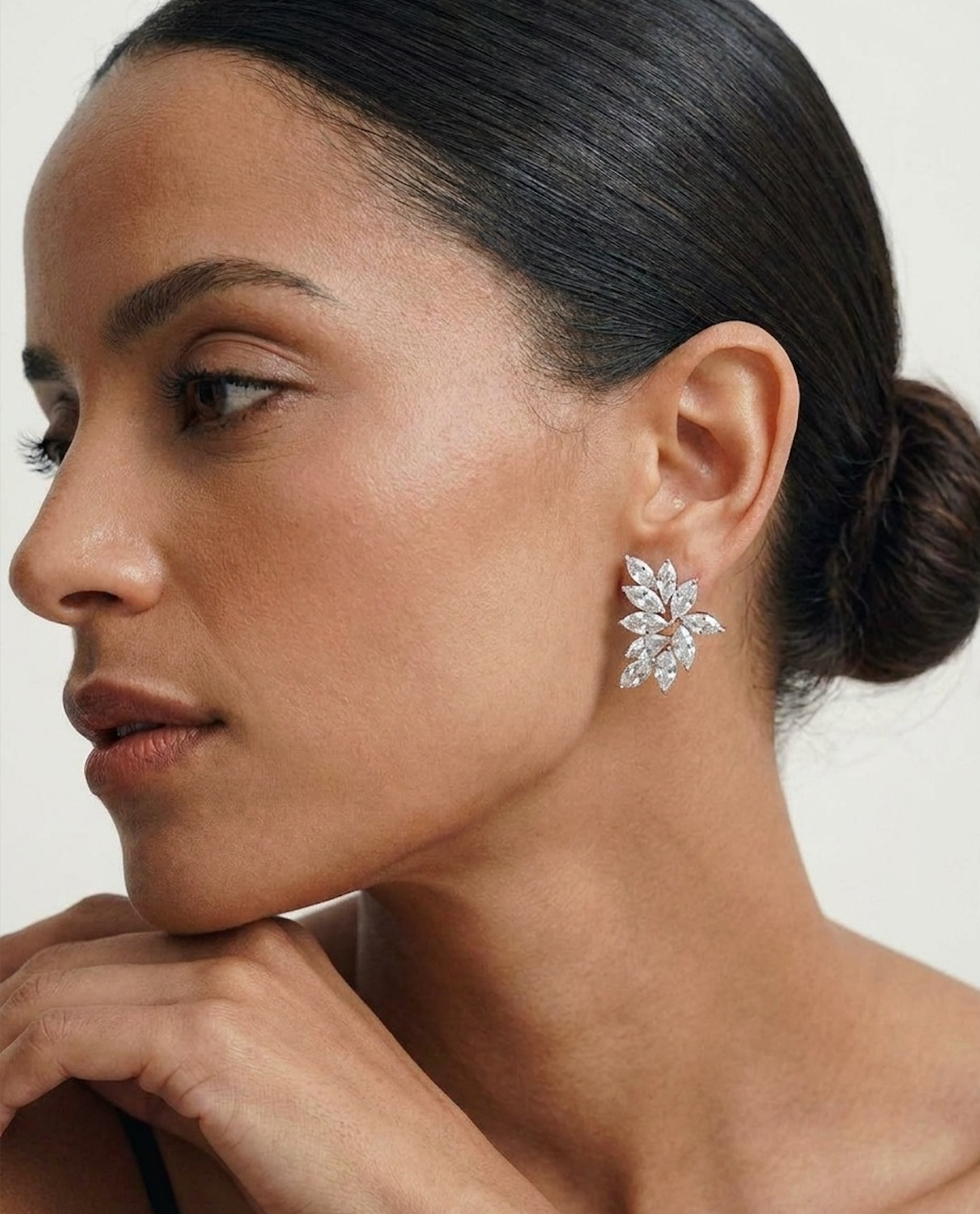 CARLOTTA MARQUIS ESTATE EARRINGS