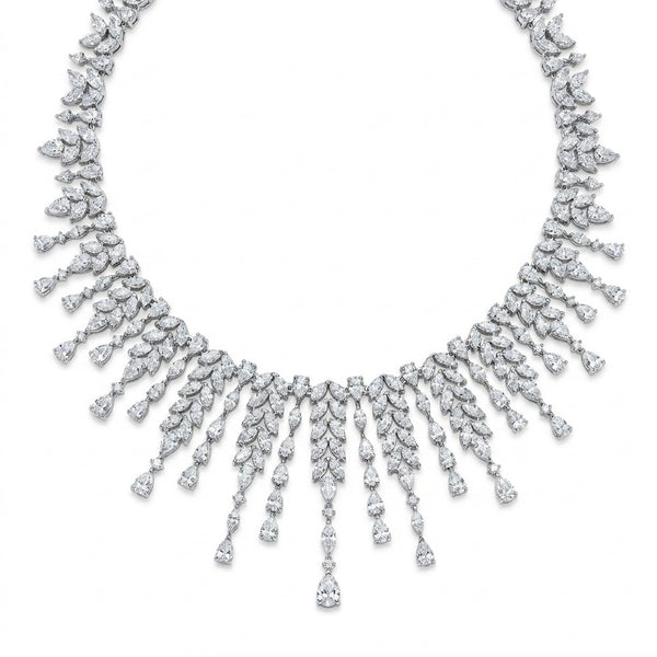 MATHILDE ESTATE BIB NECKLACE - FALLON JEWELRY
