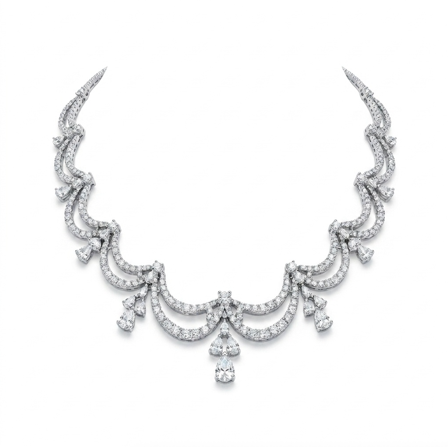 VICTORIA SWAG COLLAR NECKLACE